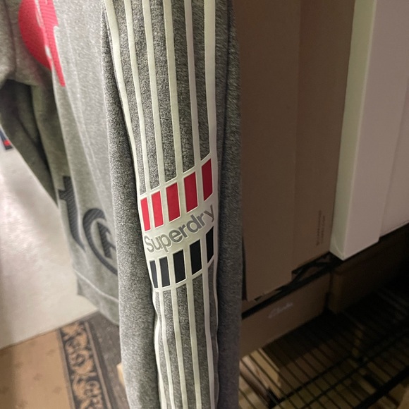 BNWT SuperDry Japan Sweat Shirt Gray - Picture 6 of 12